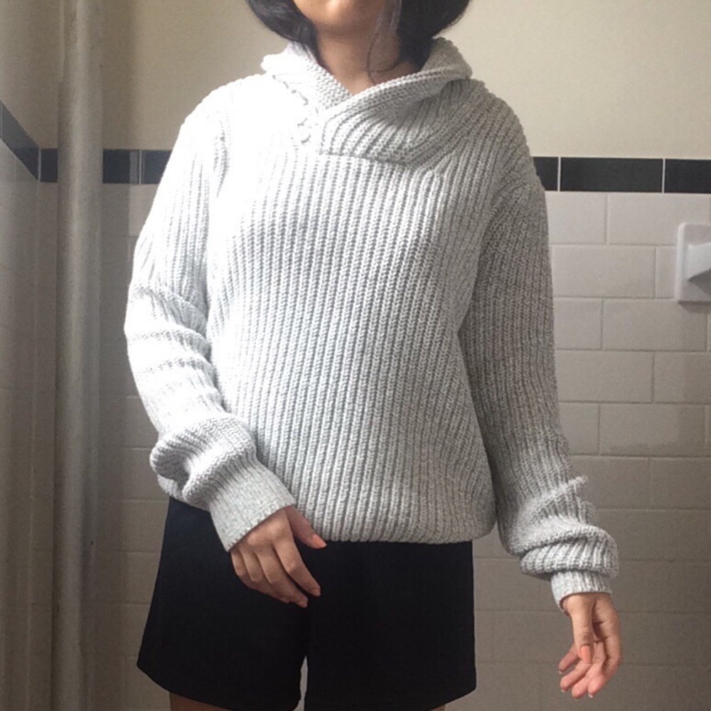 Gray sweater